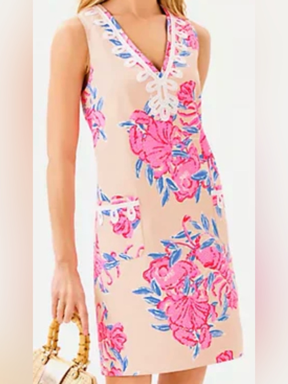 NWT Lilly Pulitzer SIDONIE STRETCH SHIFT size 12 in Multi So Clawsome - Summer